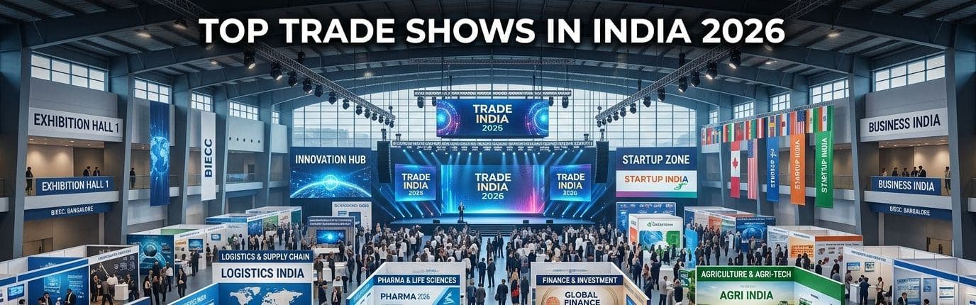 Top Trade Shows In India 2026: Best Expos, Trade Fairs & Business Exhibitions To Attend