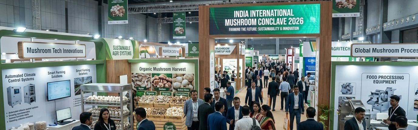 India International Mushroom Conclave 2026: India’s Leading Mushroom Exhibition & Agribusiness Expo