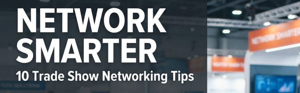 Networking Tips For Business Visitors At Trade Shows: Build Meaningful Business Connections That Last